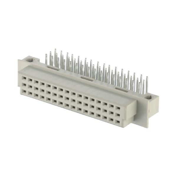 48 Pin Din 41612 Connector 2.54mm Right Angle Female Connector Through Hole 3