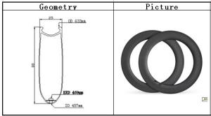 Quality hot sale light weight only 660g 700C 88MM carbon racing bike Clincher rim width 25mm wheel wholesale