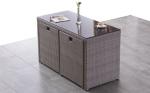 PE Rattan chair patio Backyard table and chairs Leisure Aluminium Outdoor Garden