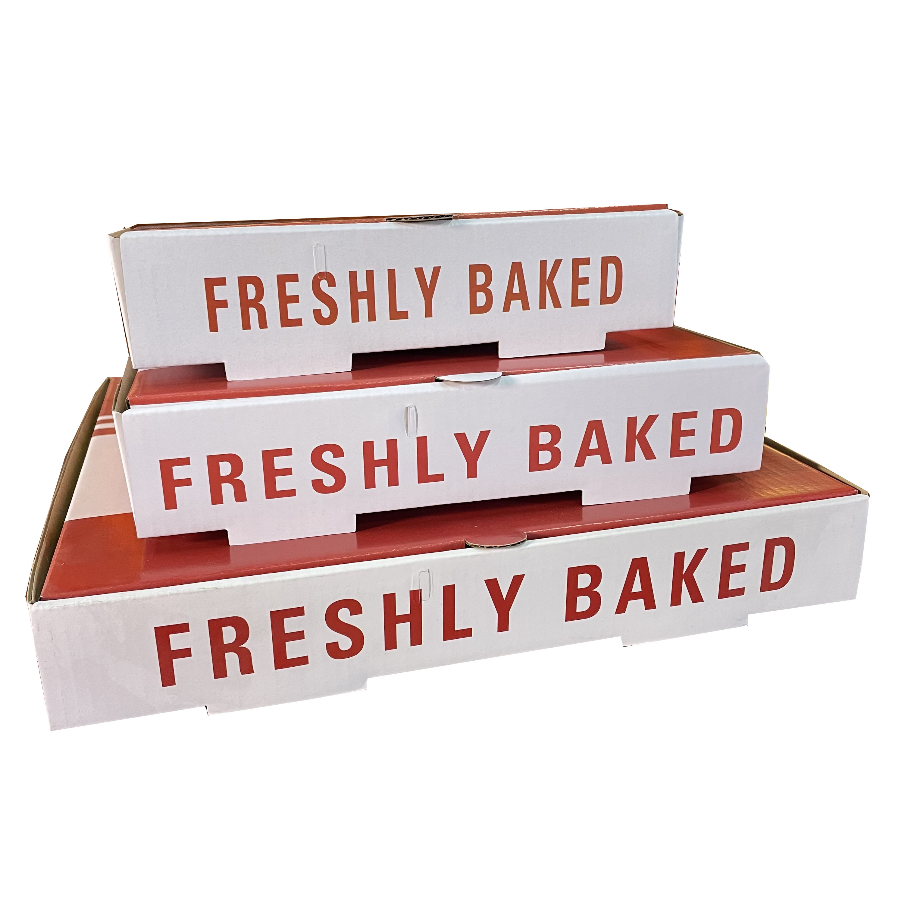 Goods in Stock Wholeasale Corrugated Kraft 8-12 Inch Pizza Box Food Packaging Box with Disposable Lock, MOQ 100PCS