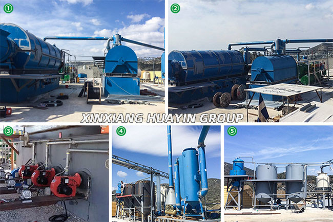 3 Ton Waste Plastic To Fuel Machine , Plastic Pyrolysis Machine To Oil And Gas