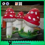 Air Blown Inflatable Orange Lighting Event Inflatable Mushroom