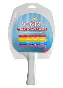 Quality Professional Table Tennis Racket , Long Handle Rubber Table Tennis Paddles Pimple Out wholesale