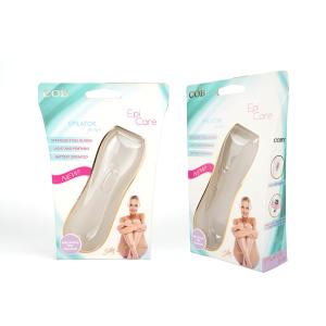 Recyclable Electric Shavers Paper Packaging Box With Window Custom Printed Logo