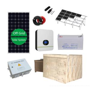 Quality Complete 48vdc Off Grid Solar Power System 220vac Independent Electricity wholesale