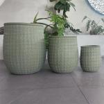 Frost Resistant Fiber Cement Pot For Warmer Camping Burners And Charcoal