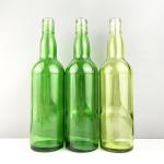 Body Material Glass 750ml Clear Round Olive Oil Bottle for Dispensing and