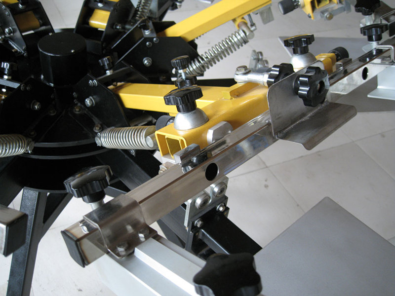 Manual rotary screen printing machine