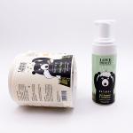Waterproof Hand Wash Bottle Label Roll Custom Disinfectant Adhesive Sticker