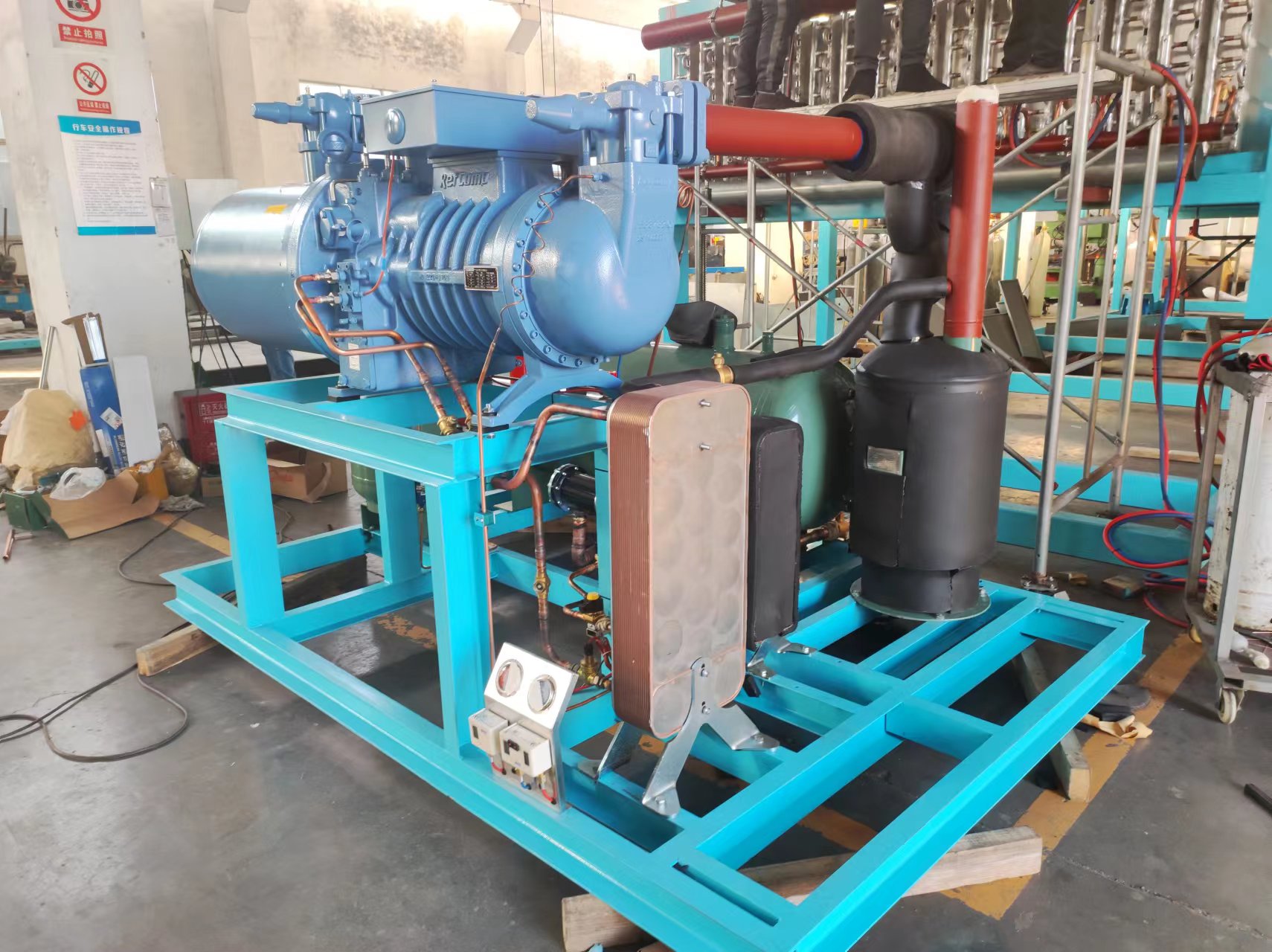 Long Service Life Industrial Ice Block Making Machine for Fishery Ice Production