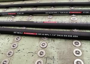 Quality Oil Resistant DN32 EN856 4SH Wire Spiral Hydraulic Hose wholesale