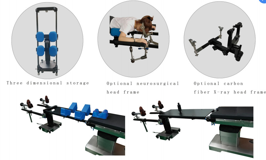ODM OEM Spine Frame Spine Operation Posture Brackets Fixed Clamp Operation Table Accessories