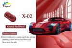 Durable Pearlescent Automotive Paint Multiscene , Weatherproof Crystal Red Car