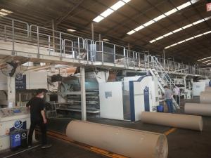 Used Bhs Corrugated Production Line For Converting