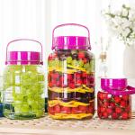 Drinking Beverage Dispenser 1 Gallon Airtight Glass Jar