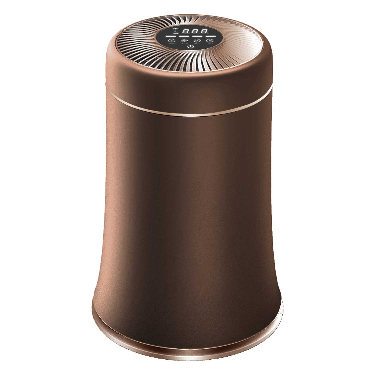 HEPA 13 Desktop Air Purifier 200 Sq Ft 100-240V 24W ABS Materials