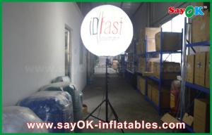 Quality 1.5m Outdoor Inflatable Standing Light Balloon with Print for Advertising wholesale