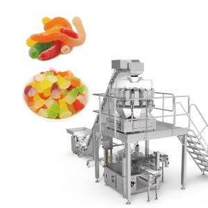 Quality Automatic Bean Seed Nuts Candy Walnut Dried Fruit Food Snack Multi Head Weigher Food Packing Machine With Nitrogen wholesale