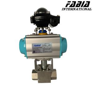Quality Pneumatic Ultra High Pressure Ball Valve Internal Thread Three Way Ball Valve wholesale