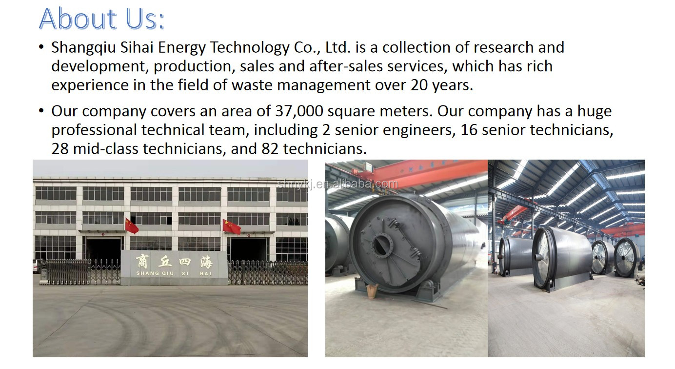 Pyrolysis Machines for Converting Small Waste Plastic to Diesel Fuel Oil 380V Voltage