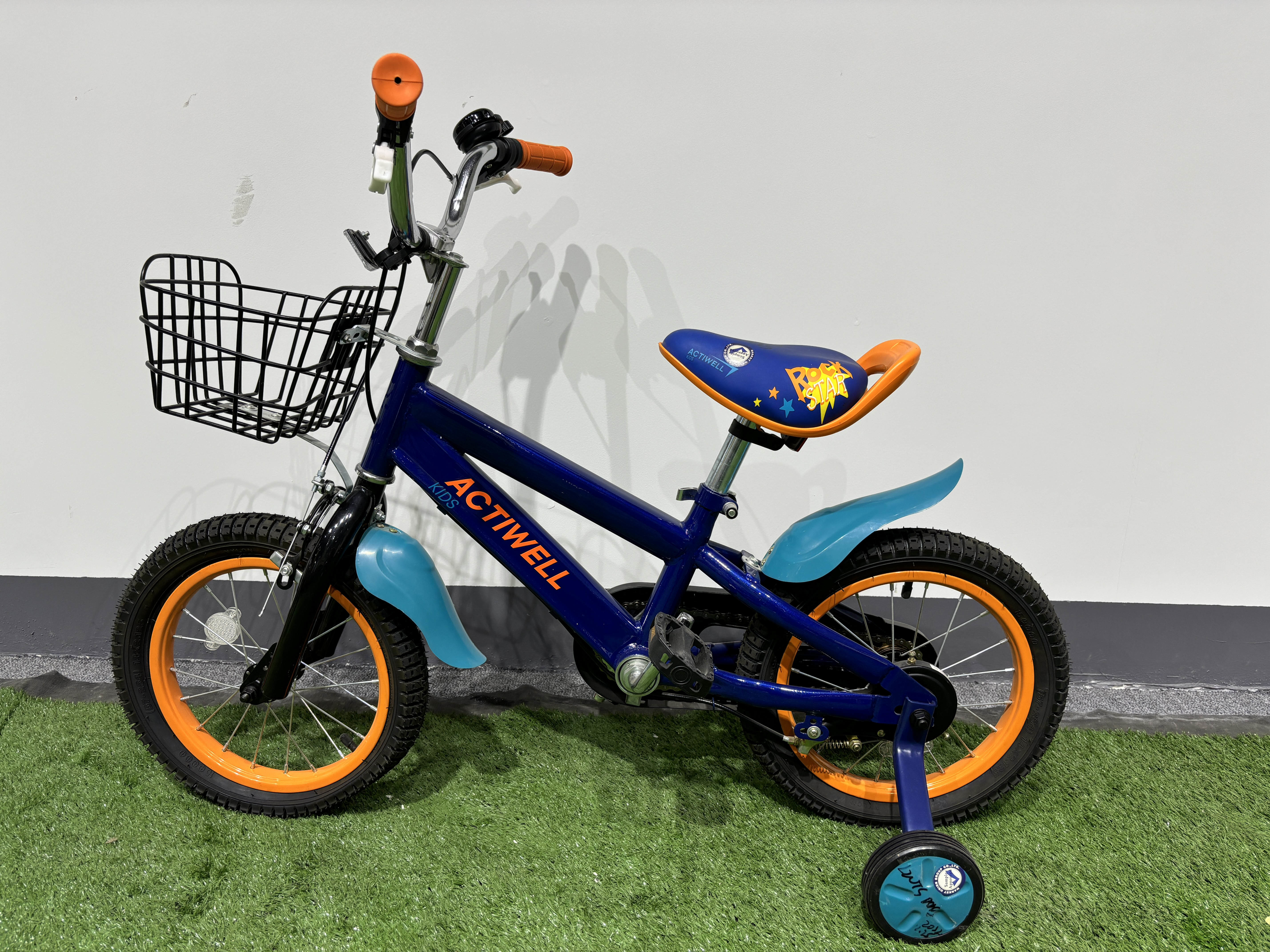 Kids Bicycle Style Childrens Training Wheel Bikes High Carbon Steel Hard Carbon Steel