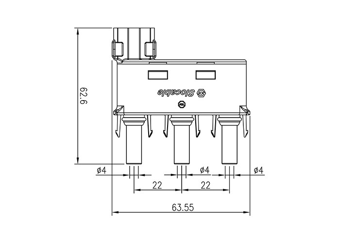 1500V High Voltage MC4 PV Branch Connectors Energy Storage UL94-V0