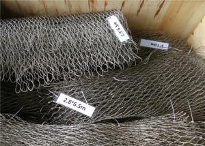 Quality Wall Stainless Steel Woven Fabric Breaking Resistant Without Toxic Material wholesale