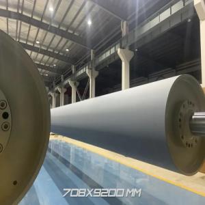 Quality Pull Roll Stand Corona Roller Corona Treater Rubber Roller For BOPET BOPP Line wholesale