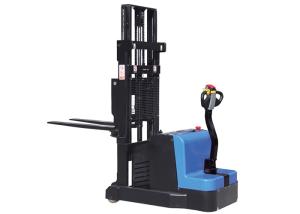 Quality 800kg Walking Type Reach Warehouse Forklift Trucks With Triplex Mast 3000Mm wholesale