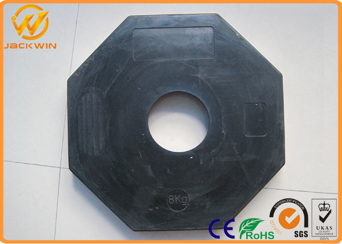 Flexible Reflective Traffic T - TOP Delineator Post for Road Safety Fluorescent Orange