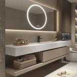 E1 Environment Standard Modern Bathroom Vanity Furniture for Customized