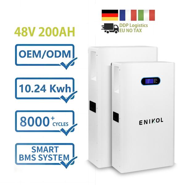 Powerwall Lithium Ion 48V Solar Battery 100ah 200ah 10kwh Wall Mount Lifepo4