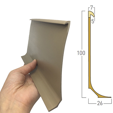 PVC Edge Strip Vinyl Carpet Capping and coving End Profile Flooring Accessories
