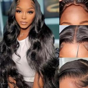 Quality Glueless Customized Human Hair Wigs Body Wave Front Lace Wig For Sale wholesale