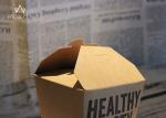 Biodegradable White Takeaway Food Containers Pots For Hot Soup And Noodles