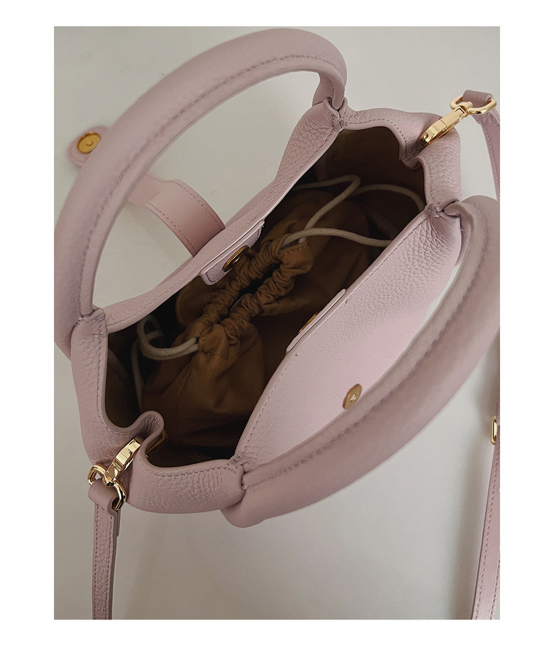 Main Material Genuine Leather Ladies Shoulder Crossbody Bags for Simple Small Tote Bag