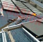 Solar Energy Rooftop Solar Energy Water Heater Flat Panel Solar Collector Red