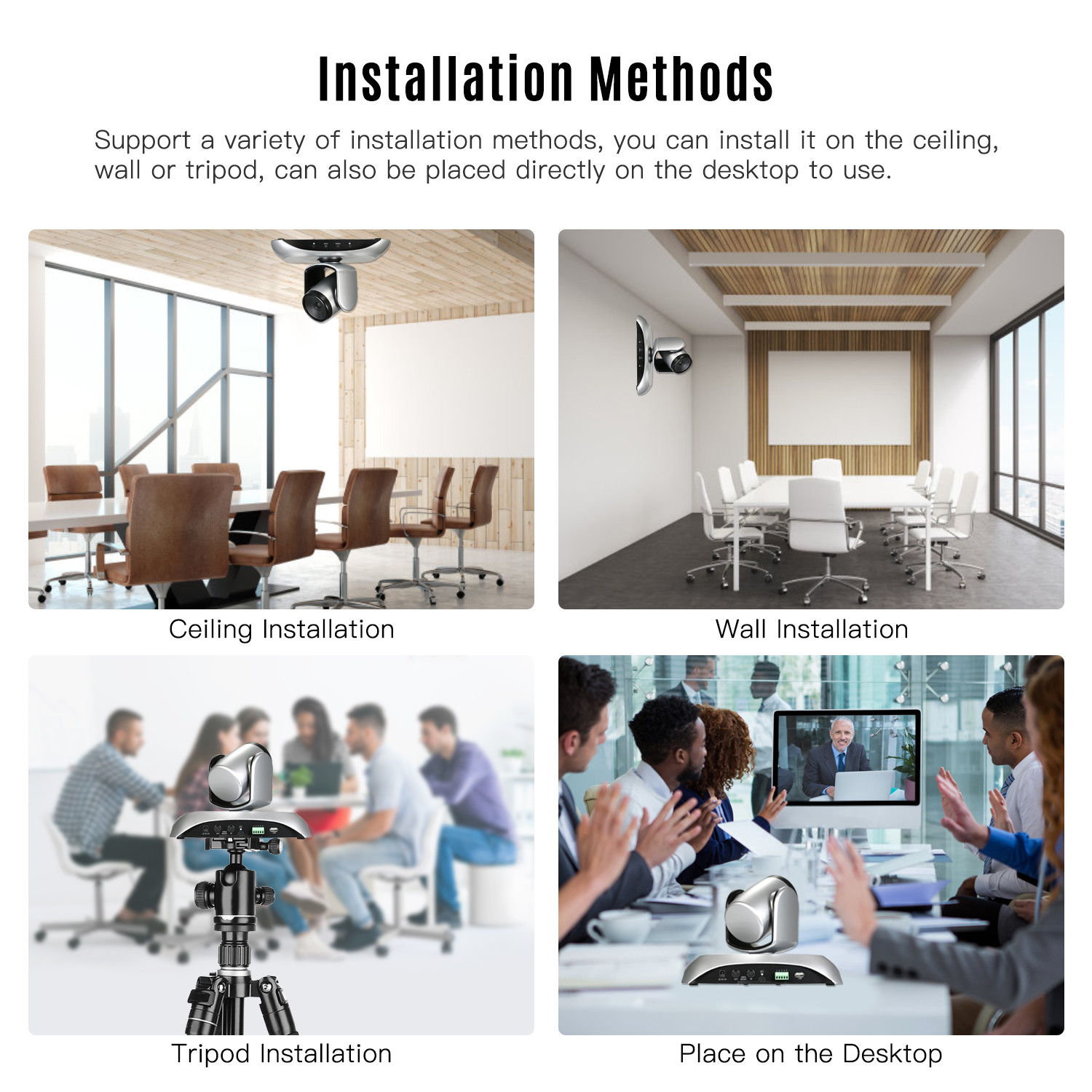 Windows All- In-One 10X Optical hd conference camera For Tele-education,Lecture Capture,Webcasting system