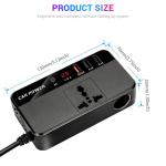 200W Truck Car Inverter DC 24V 12V to AC 220V Converter Power Charger Adapter