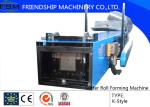 Aluminum / Color Steel Gutter Roll Forming Machine For Rain Spout / Water Pipe