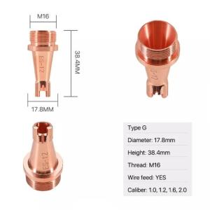 Quality M16 D17.8 Laser Welder Nozzles For Fiber Laser Welding Machine wholesale