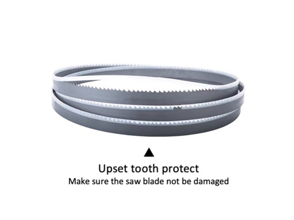 24 Teeth Per Inch Carbide Band Saw Blade For Carbide Wood Cutting 1/4in Blade Width