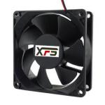 80*80*25mm 12V/24V/48V DC Black Plastic Brushless Cooling Fan DC8025