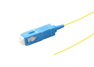 Quality SC UPC Sm 9/125 0.9mm Fiber Optic Pigtails G657A1 LSZH wholesale