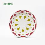 Kraft 9inch 30cm dia Biodegradable Paper Plates Greaseproof UV Coating