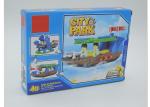 Plastic Children's Construction Building Blocks Toy Movable Pirate Ship