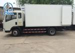 HOWO Light Refrigerated TruckThermo King Side Door Refrigerated Close Van Truck