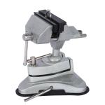 Tooltos 360° Silver Rotating Vacuum Bench Vise For Jewelry