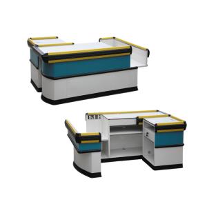 Quality Firm Commercial Checkout Counters L1600-2000*W600*H850MM Crash Protection wholesale