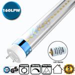 Magnetic Industrial LED Tube Light 160LPW Efiiciency 5Foot 30W T8 Tube